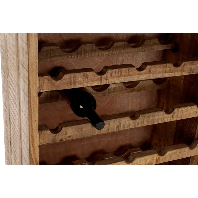 Mobile Portabottiglie Industrial Farmhouse Legno Acacia