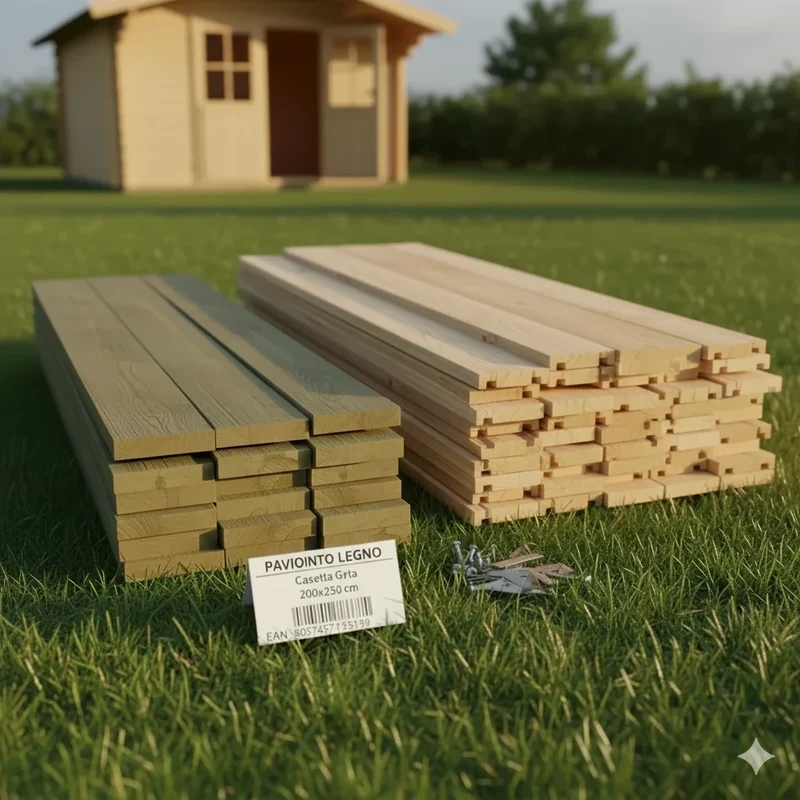 Pavimento in Legno per Casetta Greta