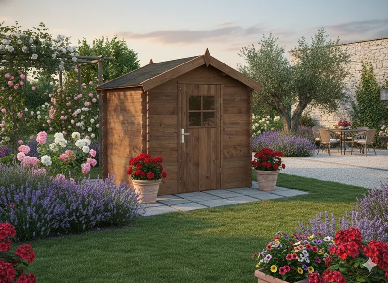 Casetta Clara 206x176: Stile e Organizzazione per il Tuo Giardino