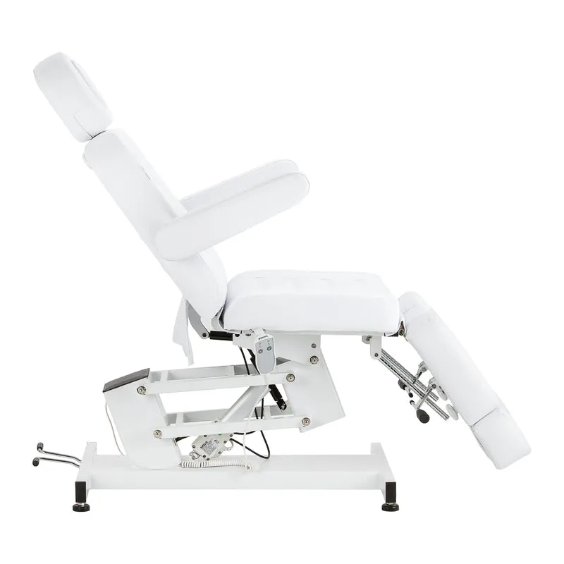Poltrona Pedicure Elettrica Professionale 1 Motore ed Ecopelle | AZZURRO 706 (Bianca)