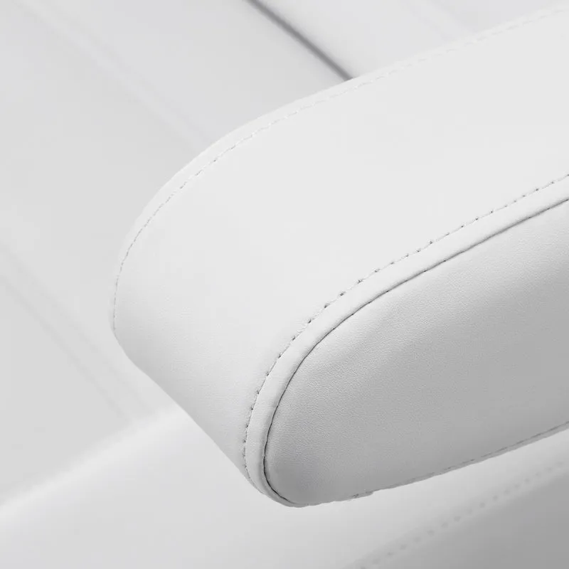 Poltrona Pedicure Elettrica Professionale 1 Motore ed Ecopelle | AZZURRO 706 (Bianca)