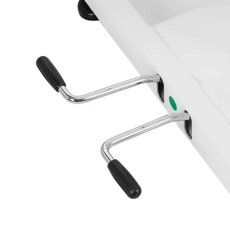 Poltrona Pedicure Elettrica Professionale 1 Motore ed Ecopelle | AZZURRO 706 (Bianca)