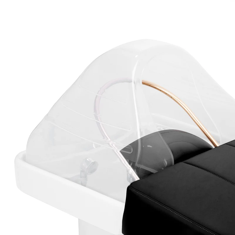 Lettino Professionale per Trattamenti Head Spa e Massaggio con Vaporizzatore Integrato | HEAD SPA 017 (Nero)