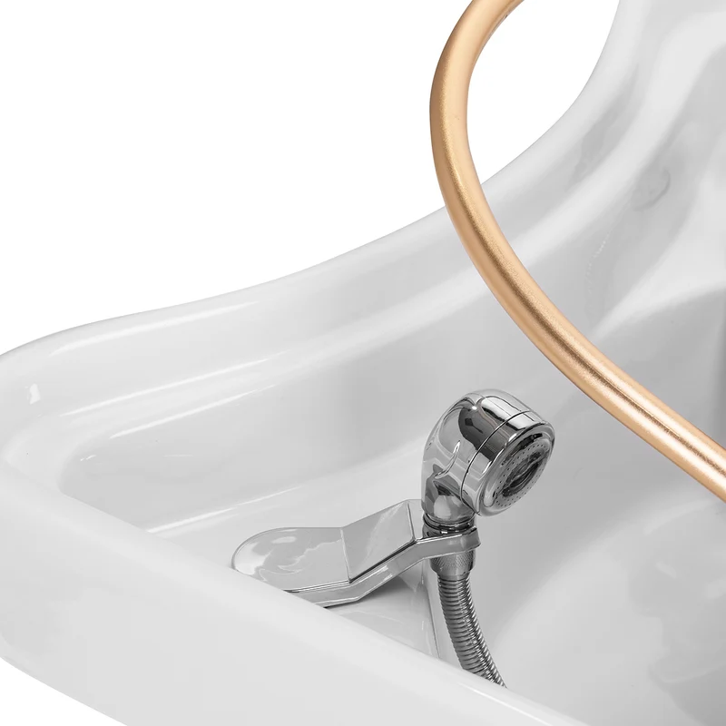 Lettino Professionale per Trattamenti Head Spa e Massaggio con Vaporizzatore Integrato | HEAD SPA 017 (Beige)