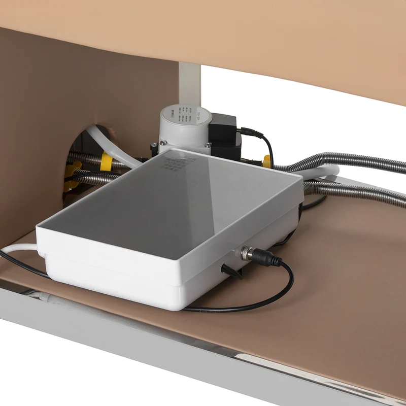 Lettino Professionale per Trattamenti Head Spa e Massaggio con Vaporizzatore Integrato | HEAD SPA 017 (Beige)