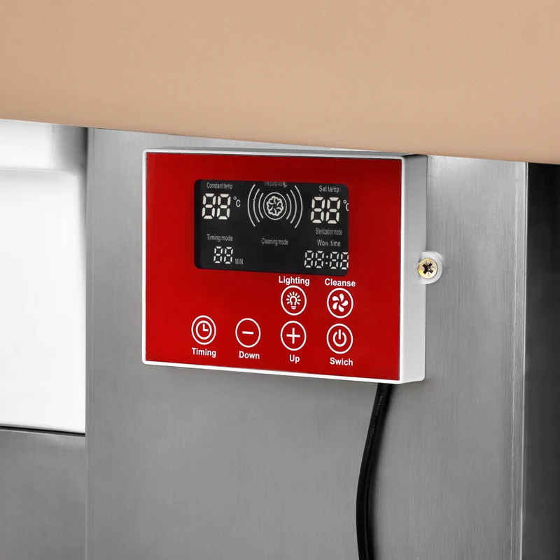Lettino Professionale per Trattamenti Head Spa e Massaggio con Vaporizzatore Integrato | HEAD SPA 017 (Beige)