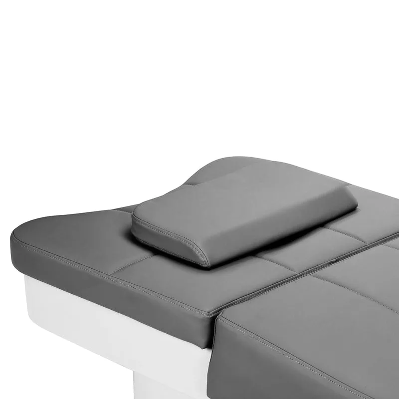 Lettino Professionale per Trattamenti Head Spa e Massaggio con Vaporizzatore Integrato | HEAD SPA 017 (Grigio)