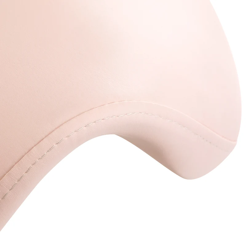 Sgabello Estetista Professionale con Schienale e Ruote | SGABELLO COSMETICO 6001 (Rosa)