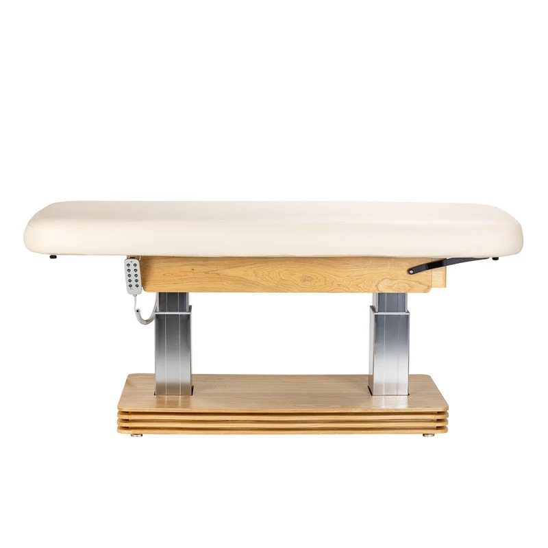 Lettino SPA Elettrico Professionale per Massaggi e Centri Estetici | SILLON COMFORT (Crema Marrone)
