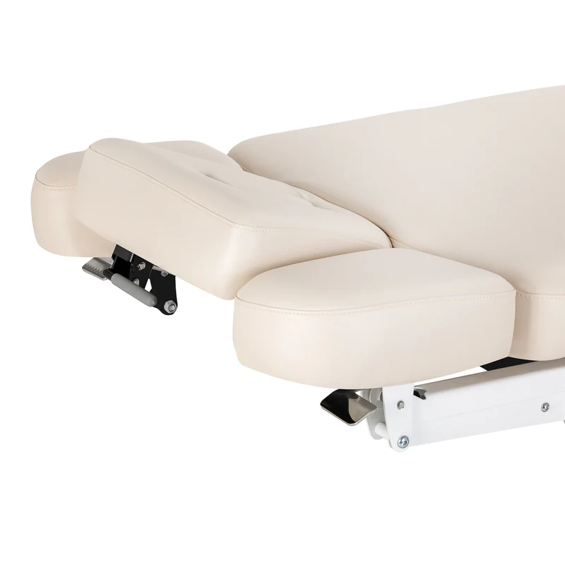 Lettino Elettrico e Massaggi Crema con Base Nera Regolabile | SPA LOUNGER SILLON (Crema Nero)