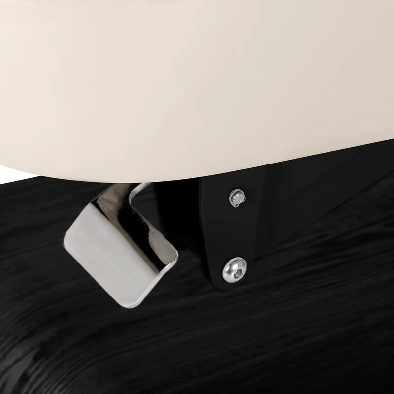 Lettino Elettrico e Massaggi Crema con Base Nera Regolabile | SPA LOUNGER SILLON (Crema Nero)
