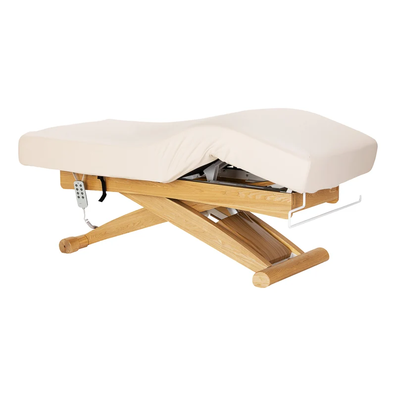 Lettino SPA Elettrico Professionale per Massaggi ed Estetica | SILLON SIESTA (Crema)