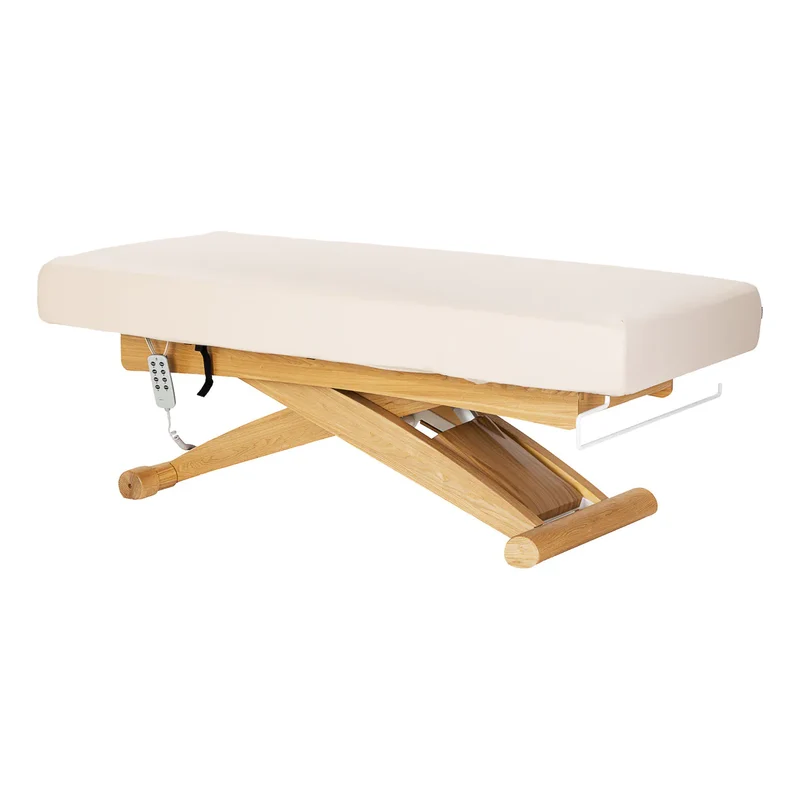 Lettino SPA Elettrico Professionale per Massaggi ed Estetica | SILLON SIESTA (Crema)