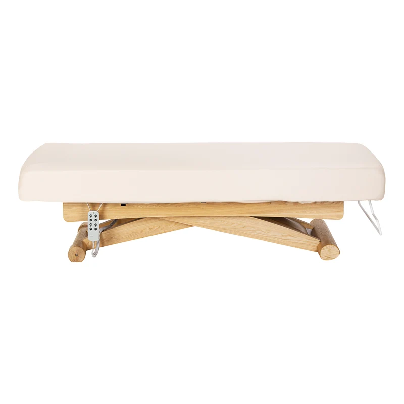 Lettino SPA Elettrico Professionale per Massaggi ed Estetica | SILLON SIESTA (Crema)