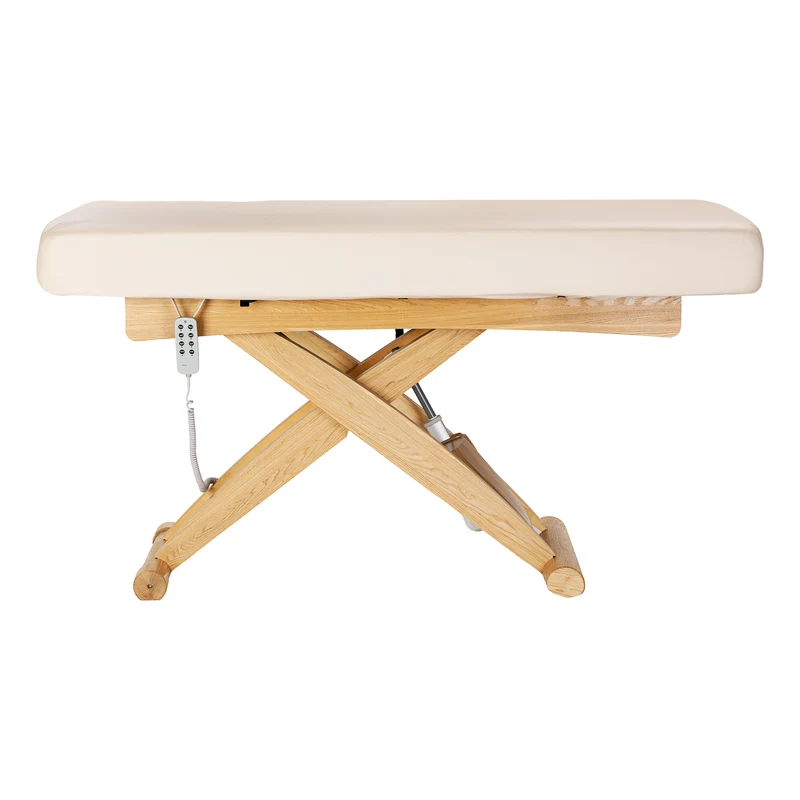 Lettino SPA Elettrico Professionale per Massaggi ed Estetica | SILLON SIESTA (Crema)