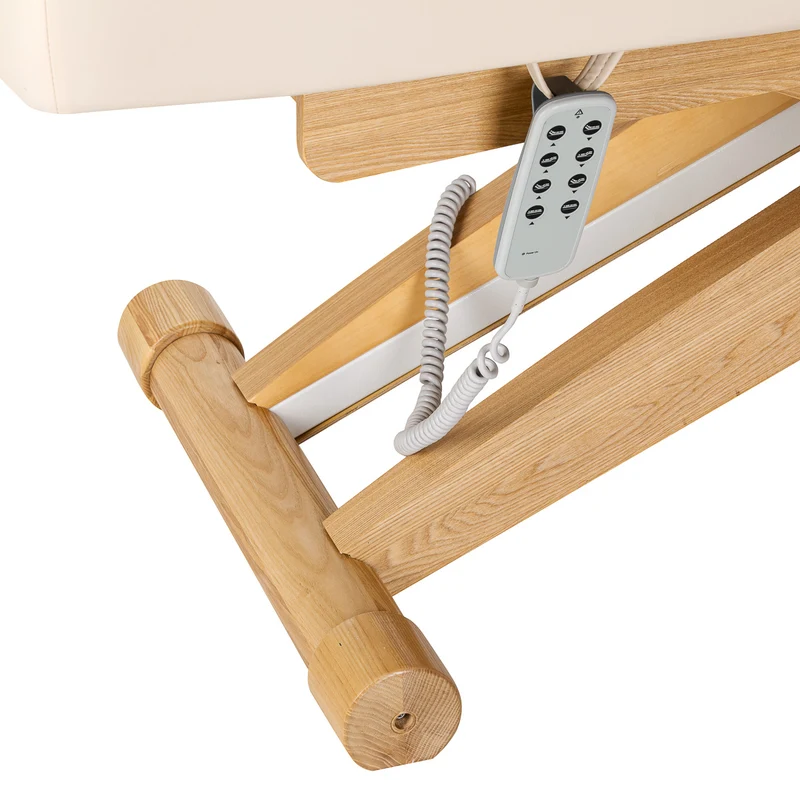 Lettino SPA Elettrico Professionale per Massaggi ed Estetica | SILLON SIESTA (Crema)