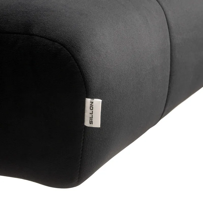 Lettino per Extension Ciglia con Base Oro – Sedia Estetica Professionale | SILLON CORONA (Nero)