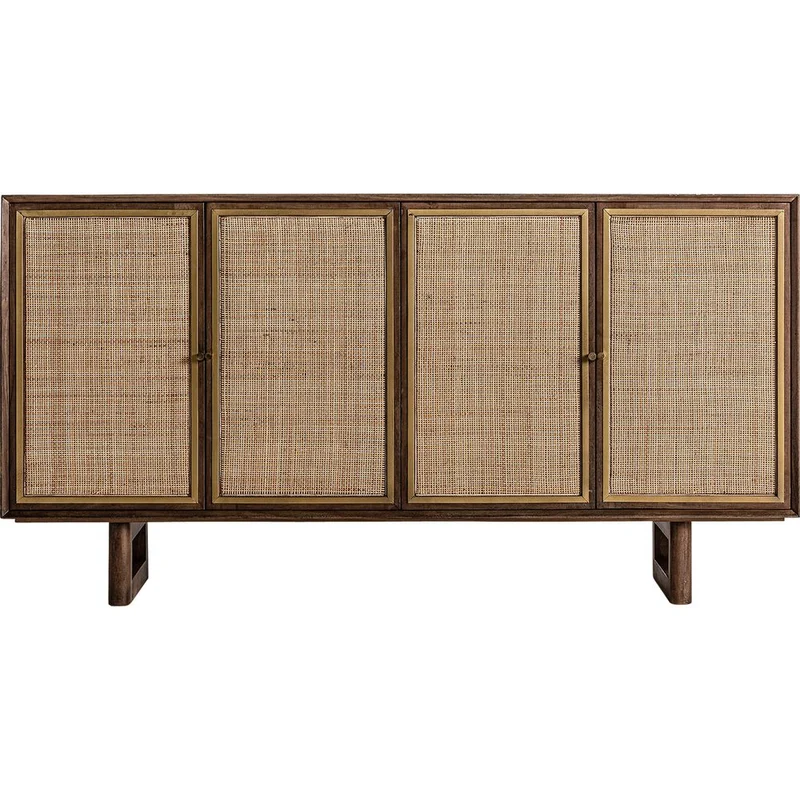 Buffet stile nordico di lusso ante canapa