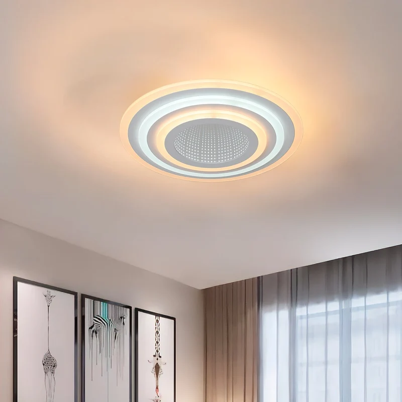 BUYBUY Lampadario LED 76W, Telecomando 2.4G, Luce Regolabile 5800lm BBLED029