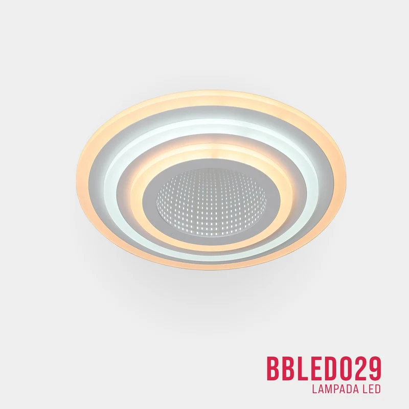BUYBUY Lampadario LED 76W, Telecomando 2.4G, Luce Regolabile 5800lm BBLED029
