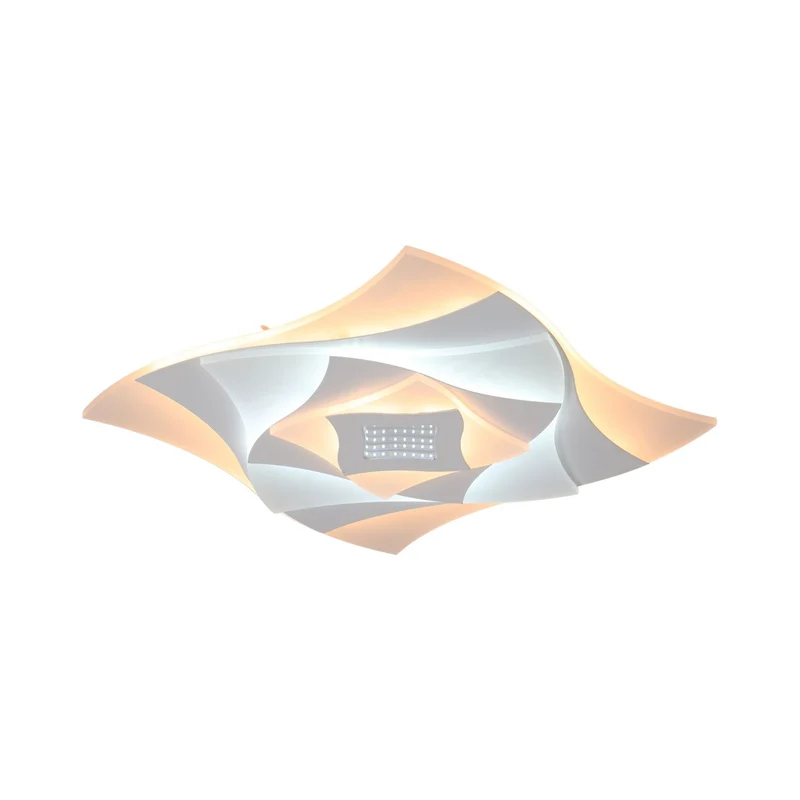BUYBUY Lampadario LED 63W, Telecomando 2.4G, Luce Regolabile 5900lm BBLED019