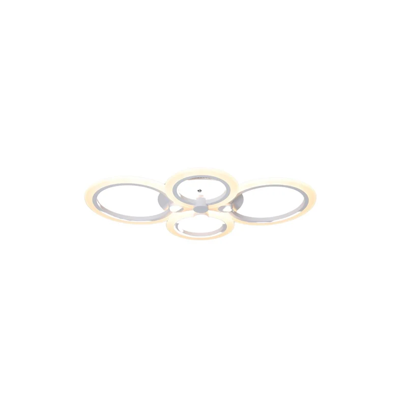BUYBUY Lampadario LED 50W, Telecomando 2.4 G, Luce Regolabile 5500lm BBLED014