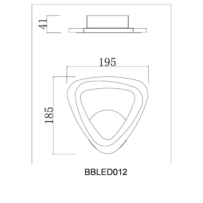 BUYBUY Lampadario LED 12W, Luce Regolabile 1300lm BBLED012