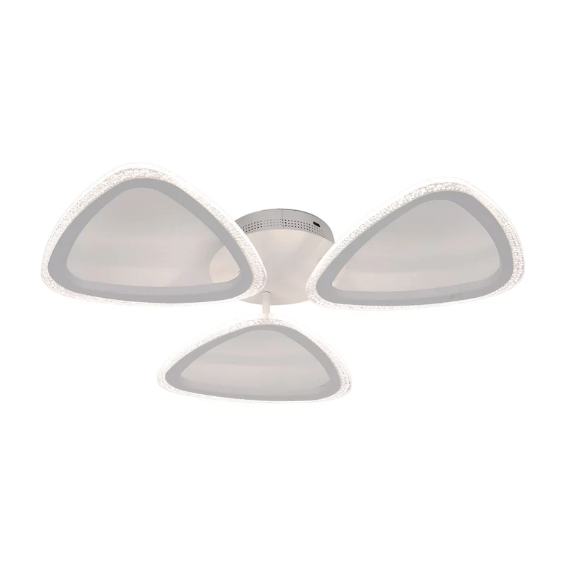 BUYBUY Lampadario LED 53W, Telecomando 2.4G, Luce Regolabile 6300lm BBLED011