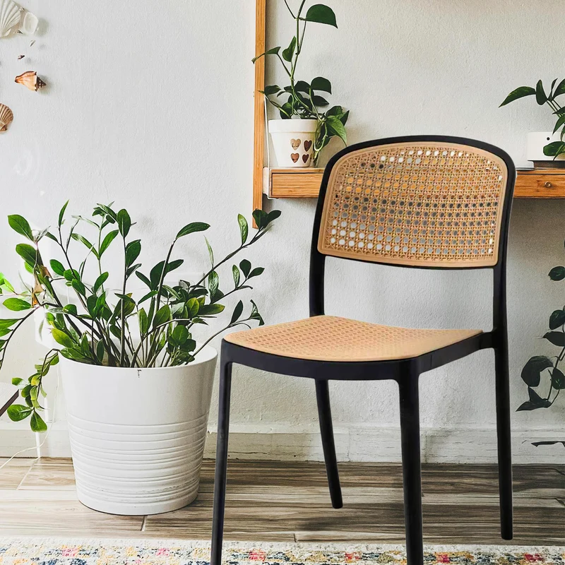 BUYBUY Sedia Arredamento da Interno Firenze Colore Nero FIE001B