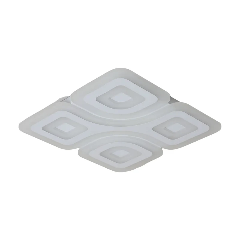 BUYBUY Lampadario LED 95W, Telecomando 2.4G, Luce Regolabile 6400lm BBLED030