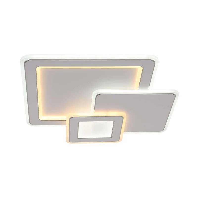 BUYBUY Lampadario LED 93W, Telecomando 2.4G, Luce Regolabile 5700lm BBLED027