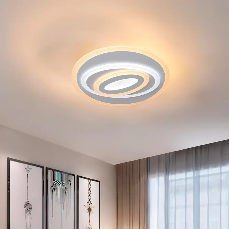 BUYBUY Lampadario LED 70W, Telecomando 2.4G, Luce Regolabile 5700lm BBLED021