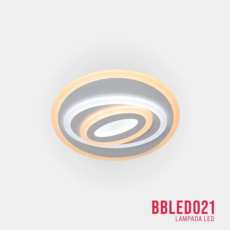 BUYBUY Lampadario LED 70W, Telecomando 2.4G, Luce Regolabile 5700lm BBLED021