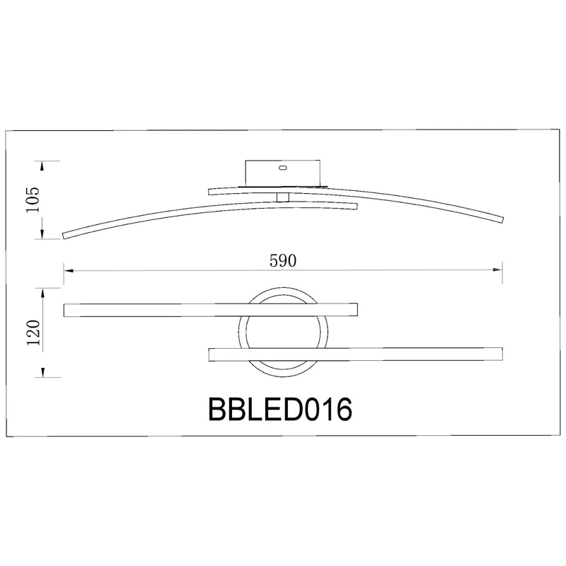 BUYBUY Lampadario LED 14W, Luce Regolabile 1000lm BBLED016