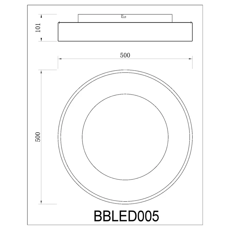 BUYBUY Lampadario LED 62W, Telecomando 2.4G, Luce Regolabile 1700lm BBLED005