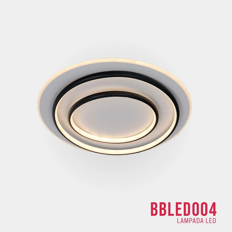 BUYBUY Lampadario LED 70W, Telecomando 2.4G, Luce Regolabile 5400lm BBLED004