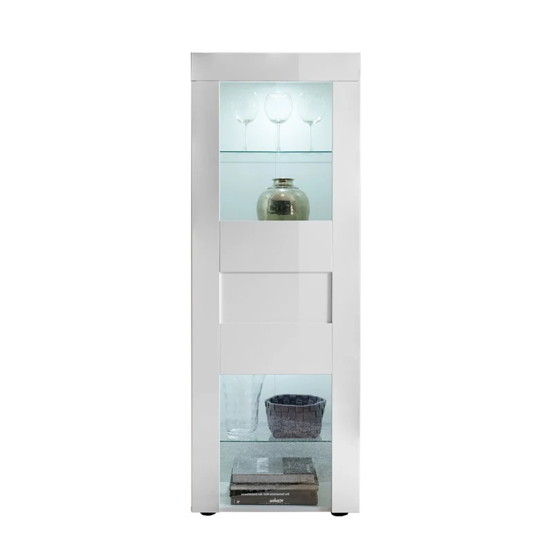 Credenza/Vetrina BUILD | Bianco