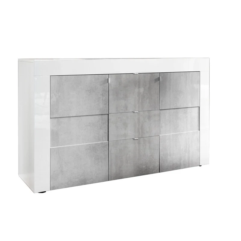 Buffet BUILD | Bianco/Cemento