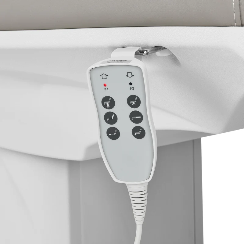 Poltrona elettrica per estetista - 3 motori | AZZURRO 891 (grigio)