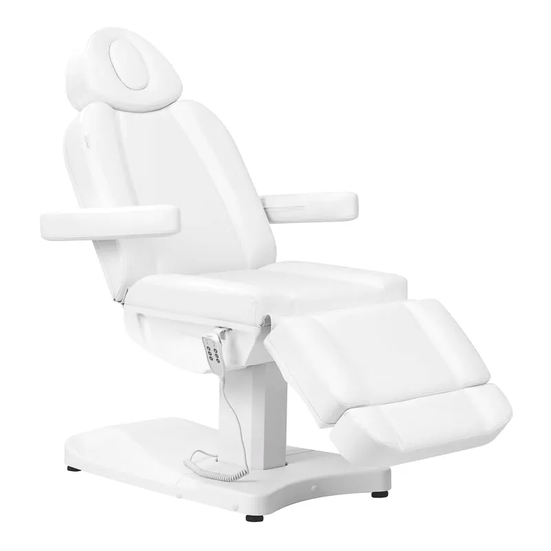 Poltrona elettrica per centro estetico - 3 motori | AZZURRO 803D (bianco)