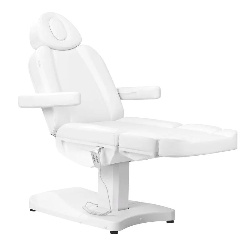 Poltrona elettrica per centro estetico - 3 motori | AZZURRO 803D (bianco)