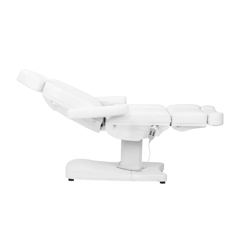 Poltrona elettrica per centro estetico - 3 motori | AZZURRO 803D (bianco)