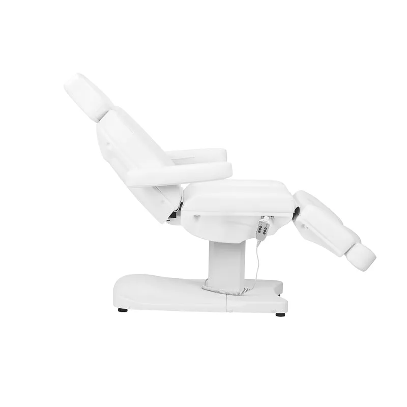 Poltrona elettrica per centro estetico - 3 motori | AZZURRO 803D (bianco)