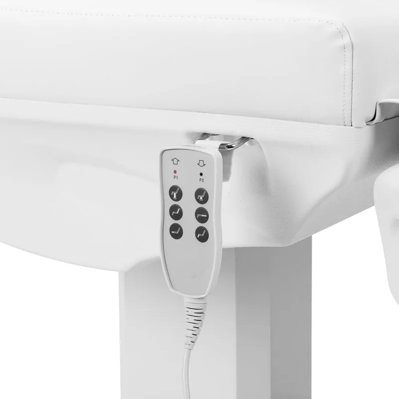 Poltrona elettrica per centro estetico - 3 motori | AZZURRO 803D (bianco)