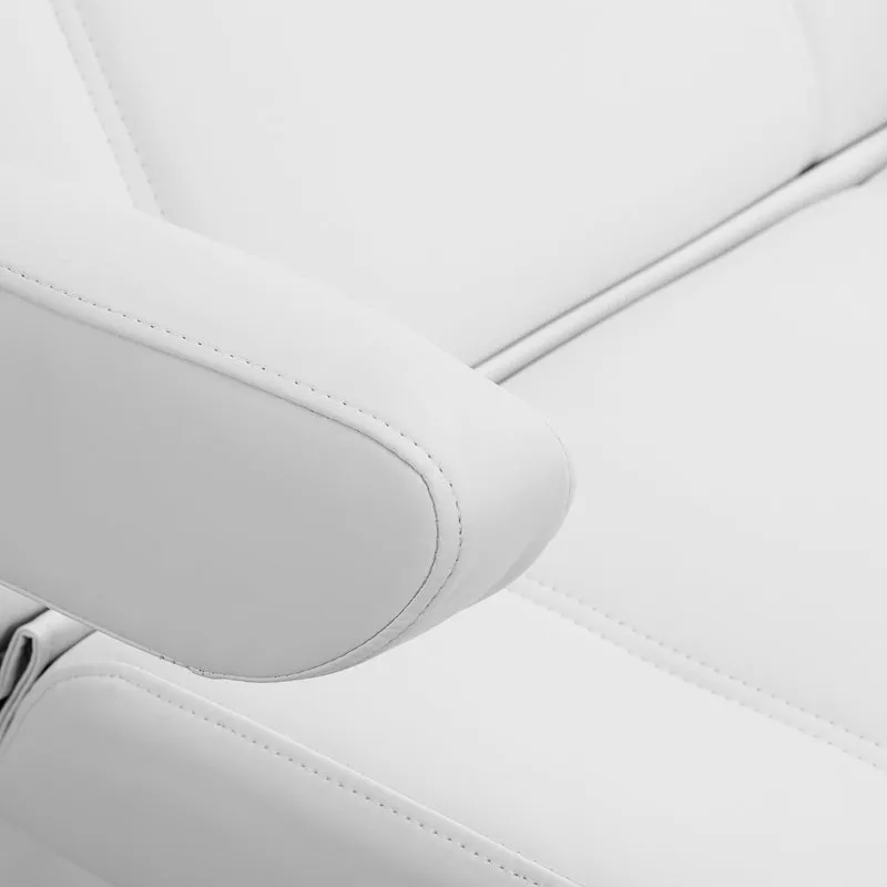 Poltrona elettrica per pedicure - 3 motori | AZZURRO LUX (bianco)