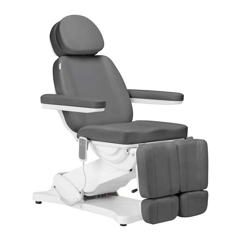 Poltrona elettrica per pedicure - 2 motori | SILLON CLASSIC (grigio)