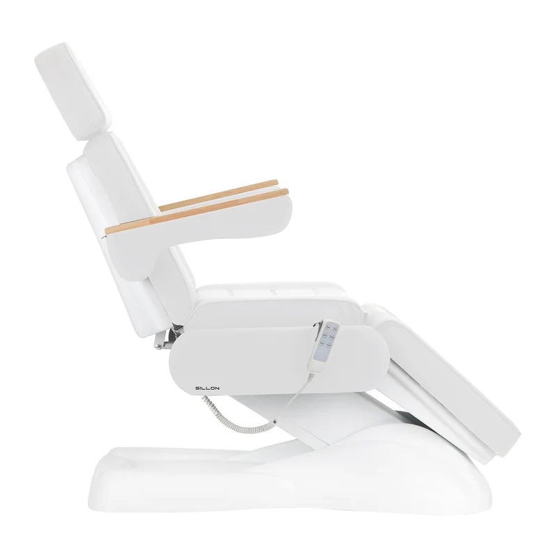Poltrona elettrica per estetica - 3 motori | SILLON LUX 273B (bianco/bianco)