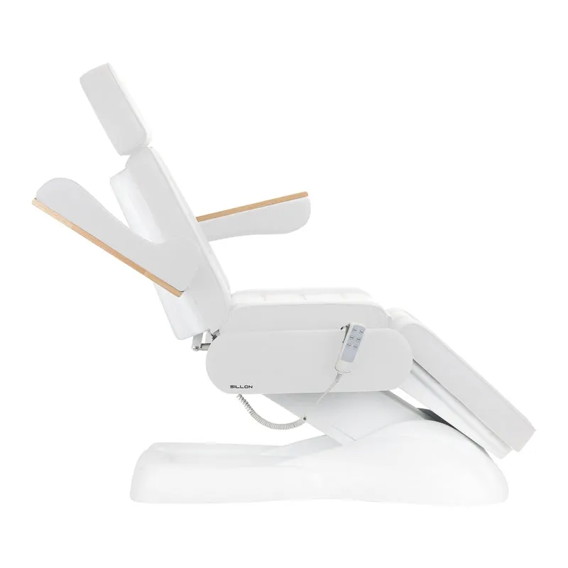Poltrona elettrica per estetica - 3 motori | SILLON LUX 273B (bianco/bianco)