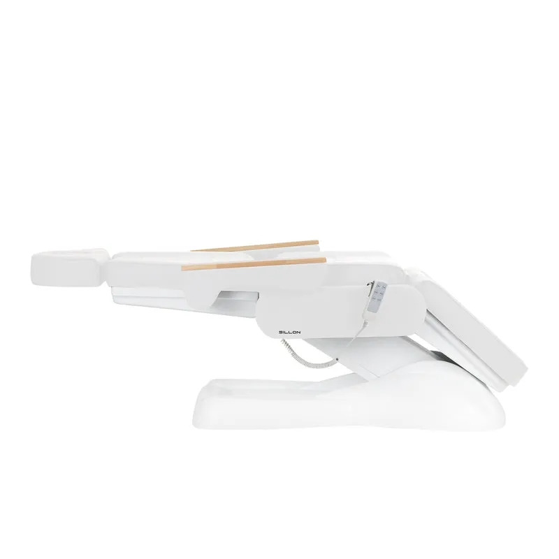 Poltrona elettrica per estetica - 3 motori | SILLON LUX 273B (bianco/bianco)