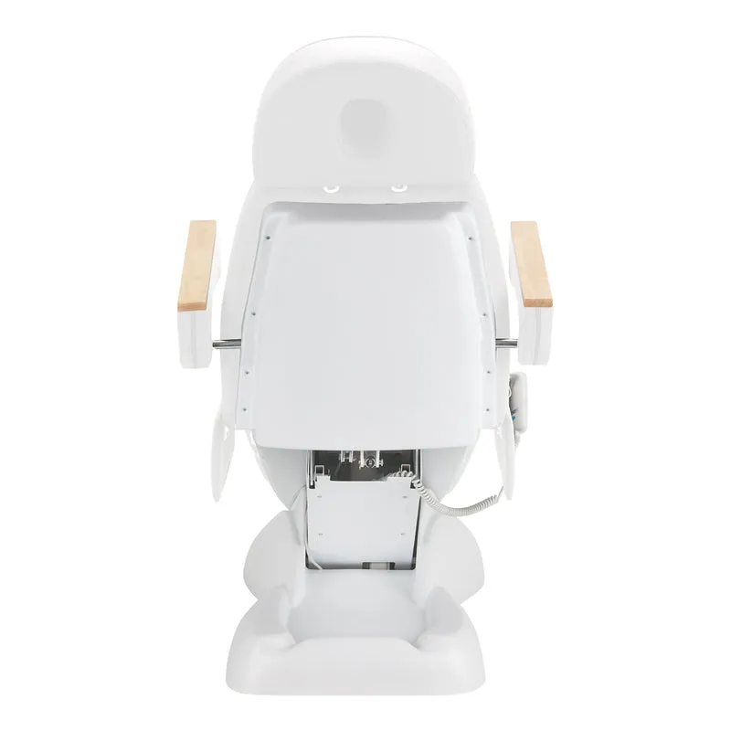 Poltrona elettrica per estetica - 3 motori | SILLON LUX 273B (bianco/bianco)